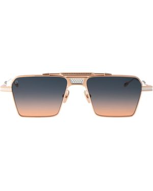 T Henri Scud Titanium Sunglasses - Blue