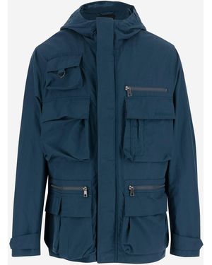 Woolrich Logo Jacket - Blue