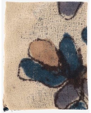 Faliero Sarti Wool Blend Tamia Scarf - Blue