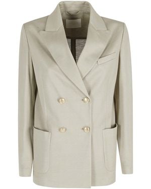 Circolo 1901 D Breasted Jacket - Natural
