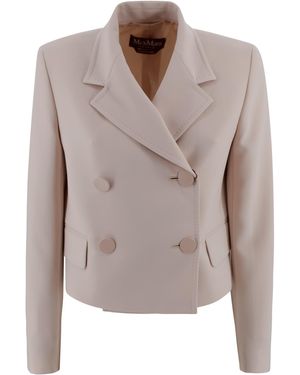 Max Mara Double-Breasted Jacket - Multicolour