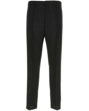 Prada Mohair Blend Pant Wool - Black