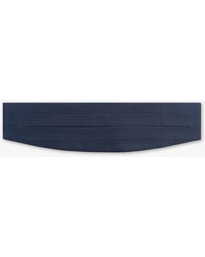 Larusmiani Cummerbund Pois Belt - Blue