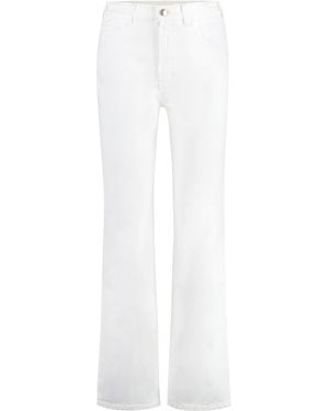Chloé High-Rise Boyfriend Jeans Cotton - White