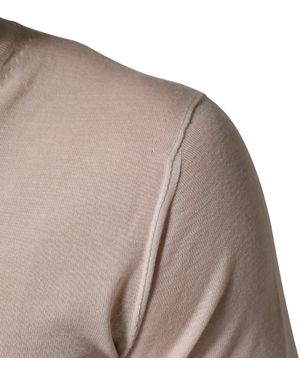 Dolce & Gabbana Cashmere V-Neck Pullover Jumper Clothing - Natural