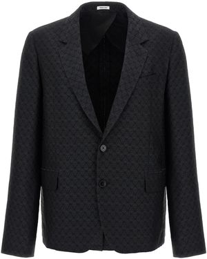 McQueen 'Skull' Blazer - Black