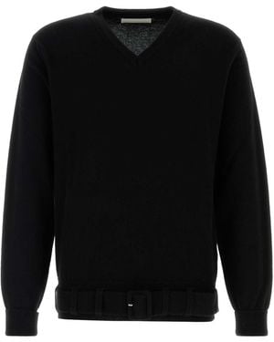 Random Identities Wool Blend Sweater - Black