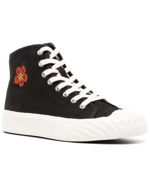 KENZO School Boke Flower Hi-Top Sneakers - White