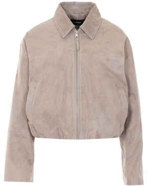 Arma Loua Suede Jacket - Natural