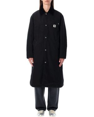 Carhartt Webster Cotton Canvas Coat - Black