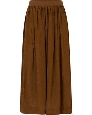 Uma Wang Skirt, Long Viscose - Brown