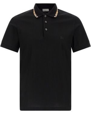 Burberry Eddie Polo Shirt - Black