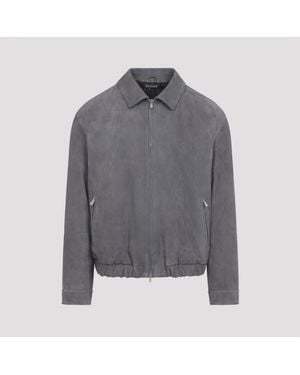 Brunello Cucinelli Suede Jacket - Gray