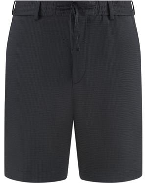 BOSS Techno Fabric Bermuda-Shorts - Gray