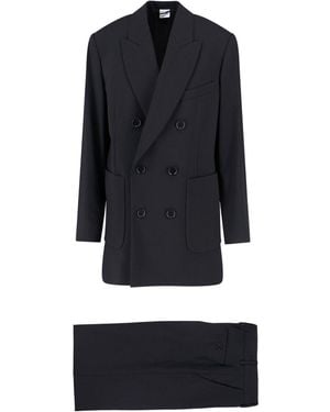 Aspesi Double-Breasted Suit - Black