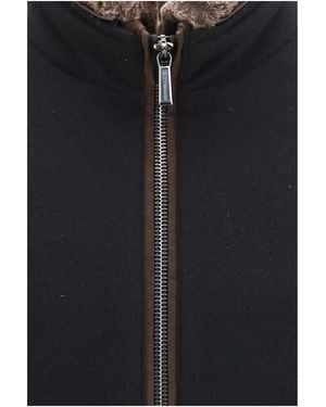 Moorer Bomber Jacket Bellati Mrw Padded & Down - Black