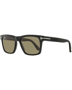 Tom Ford Buckley-02 Polarized Sunglasses Tf906 01H 56Mm Ft0906 Plastic (Acetate) - Black