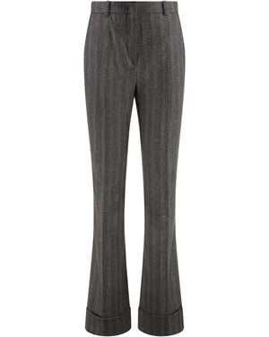 Etro Wool Pants - Gray