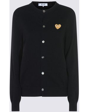 COMME DES GARÇONS PLAY Black Wool T-shirt