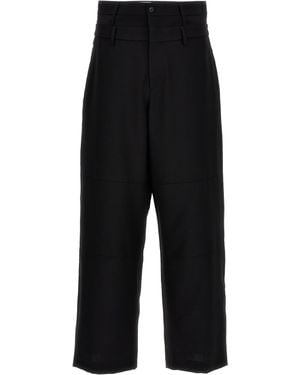 Ambush 'Double Belted' Trousers - Black