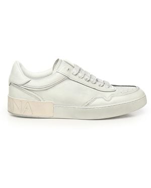 Dolce & Gabbana Leather Sneakers - White
