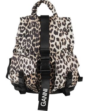 Ganni Recycled Tech Backpack - Black