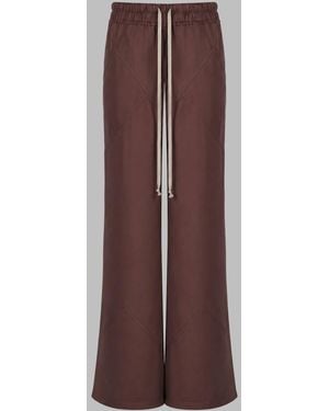 Rick Owens Drawstring Trousers Acetate - Brown