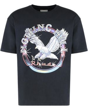 Rhude T-Shirt Cotton T-Shirts - Black