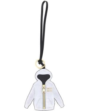 Miu Miu Suede Keyring - Blue