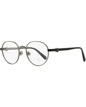 Moncler Moncler Ml5179 Round Metal Eyeglasses - Black