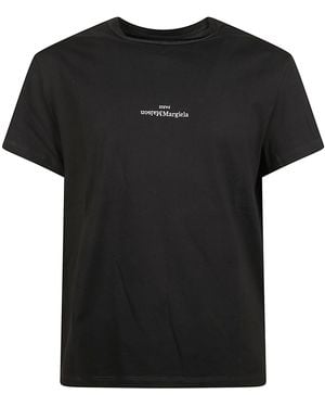 Maison Margiela T-Shirt With Logo - Black