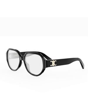 Celine Cl50165I Triomphe 001 Acetate Occhiali Da Vista - Black