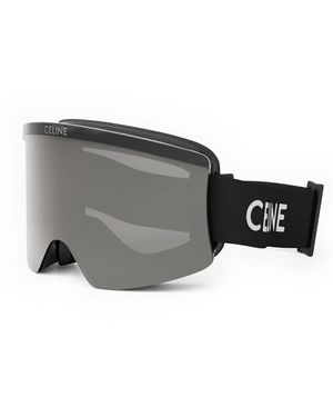 Celine Cl40302U Ski Mask 01C Injected Occhiali Da Sole - Grey