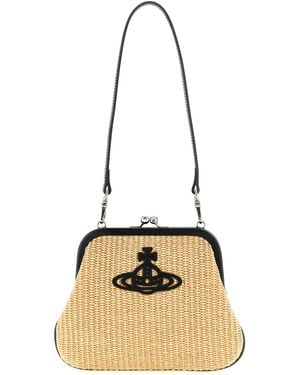 Vivienne Westwood 'Vivienne' Clutch - Natural