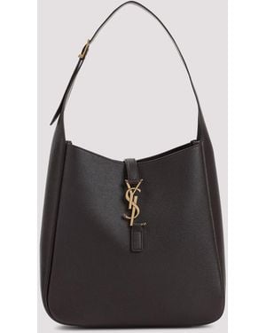 Saint Laurent Le 5A7 Handbag Leather Bag - Black