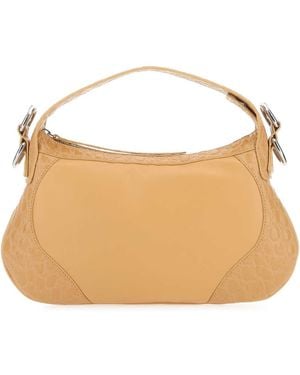 BY FAR Sand Leather Yana Handbag Borse A Mano - Brown