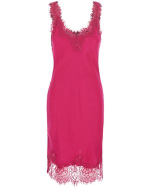 Gold Hawk Hawk Megan Bias Mid Midi Dress - Pink