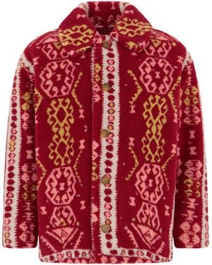 Mother Fleece Jacket Polyester - Red