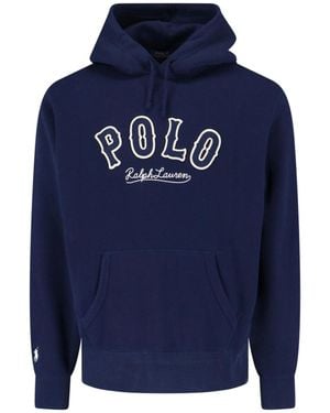 Polo Ralph Lauren Logo Hoodie - Blue