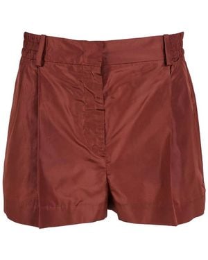 Valentino Pressed-Crease Tailored Shorts