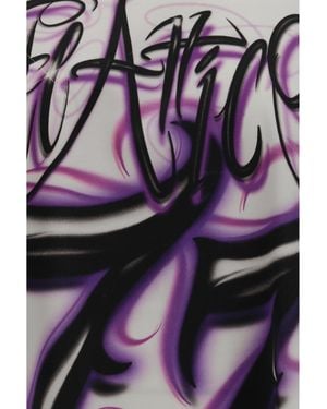 The Attico T-Shirt-Multicolour Cotton T-Shirts & Jerseys - Purple