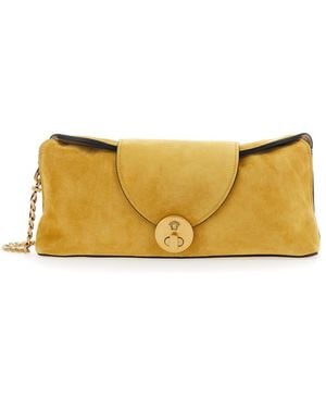 Versace Shoulder Bag Suede Lamb - Metallic