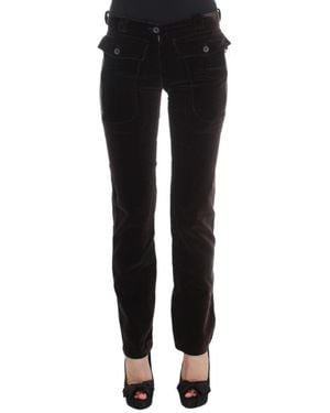 Ermanno Scervino Velvet Pants Casual Style - Black