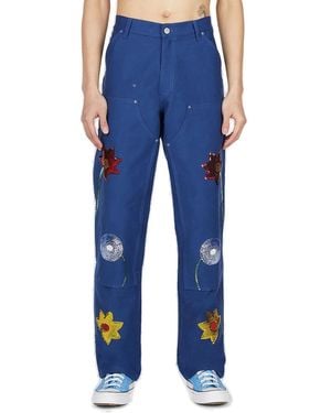 Sky High Farm Sequin Embellished Jeans - Blue