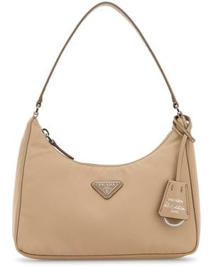 Prada Sand Re-Nylon Re-Edition 2005 Handbag - Natural