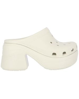 Crocs™ Mules Platform Siren - White