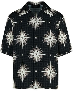 Amiri Starbus Viscose Shirt - Black