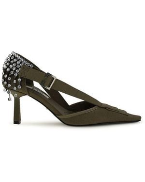 Prada Cotton High Heel Pumps - Multicolor