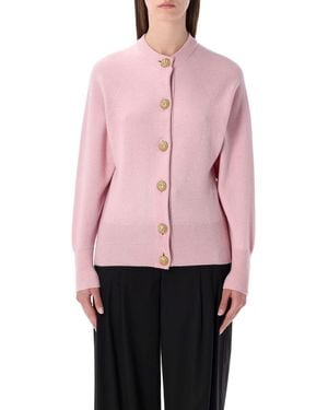Balmain Buttoned Cardigan - Pink