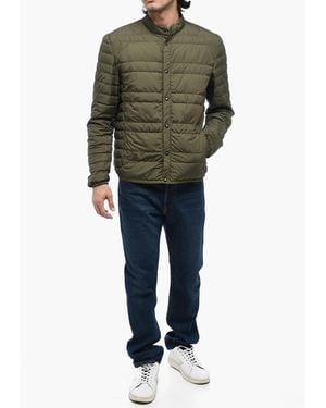 Woolrich Light Quilted Down Jacket Clothing Coats - Green